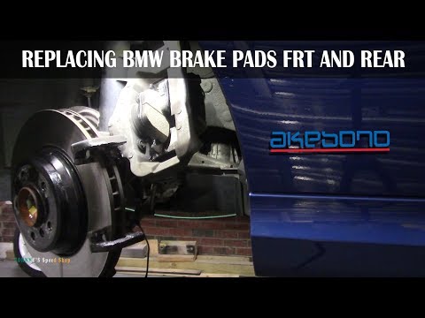 Front and Rear Brake pads on BMW 335i - E90/ E91 / E92