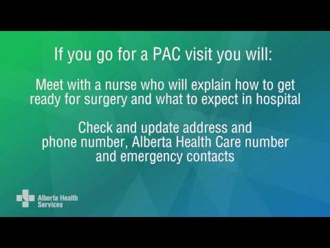 Your surgery journey – pre-admission visit or call