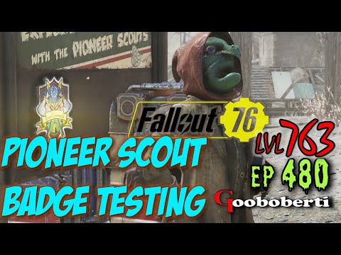 Earning ALL Possum Badges - lvl 763 - Ep 480 (3400+ hrs) - Fallout 76