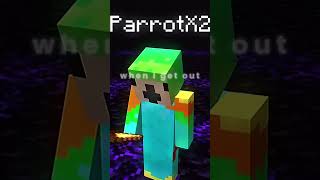 Best Parrotx2 quote in Unstable Universe #unstableuniverse #lifestealsmp #lifesteal #smp #minecraft