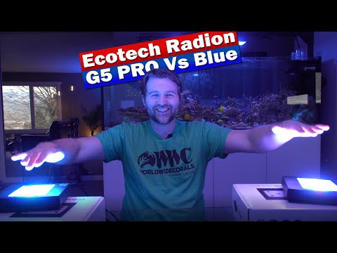 Ecotech Marine Radion XR15 G5 Pro vs Blue