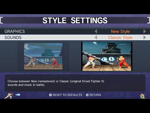 Ultra Street Fighter II: The Final Challengers - Classic & HD Comparison