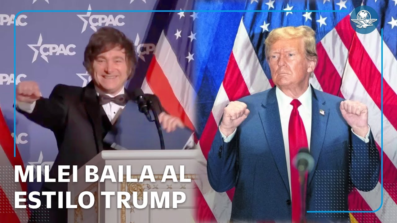 Al estilo Trump, Milei baila el "YMCA" en la Conferencia de Acción Política Conservadora en Florida