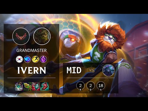 Ivern Mid vs Vex - KR Grandmaster Patch 12.2