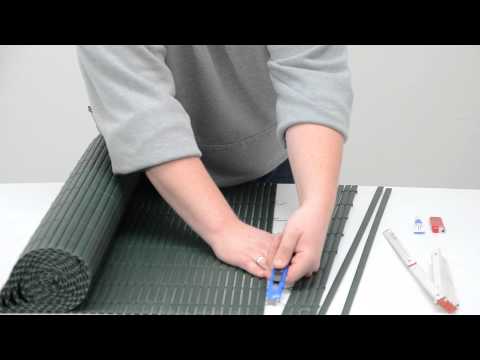 PVC Sichtschutzmatte Balkon Windschutz Sichtschutz Gartenzaun Anleitung