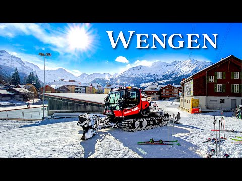 This is the magic of Wengen in winter 🇨🇭 Switzerland 4K