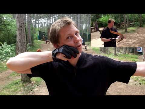 Correct anchoring and release in intuitive archery