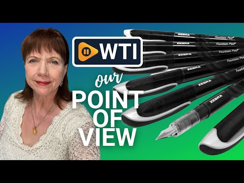 ZEBRA Fuente - Disposable Fountain Pen - Black Ink - Pack of 6 - WTI product video review