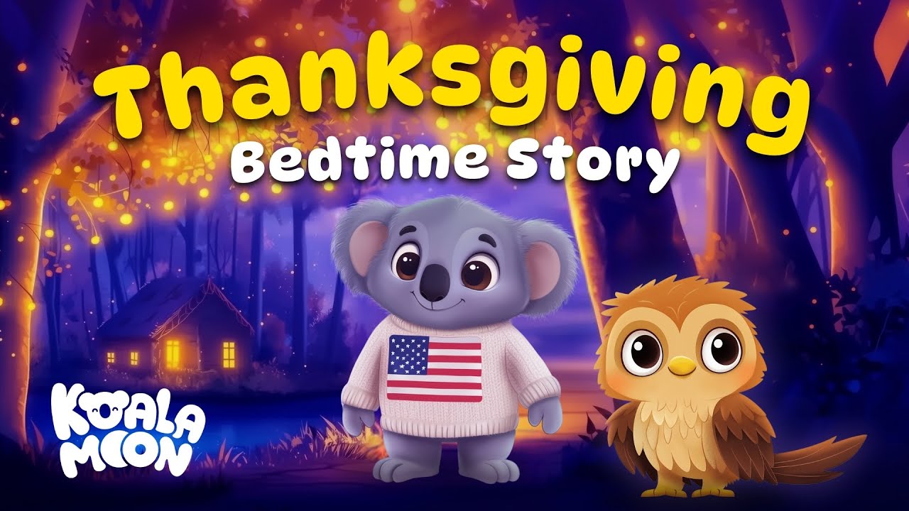 Koko's Cozy Thanksgiving 🍂🌙 Bedtime Stories for Kids This Fall | Soothing Stories To Help Kids Sleep