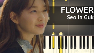 Seo In Guk(서인국) - Flower(꽃) (Tomorrow With You (내일 그대와) - Piano Tutorial