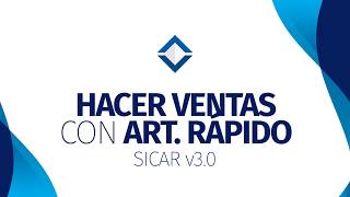 ¿Cómo Realizar Ventas con Artículos Rápidos?