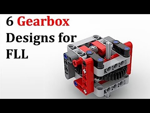 6 Simple Gearbox designs for FLL