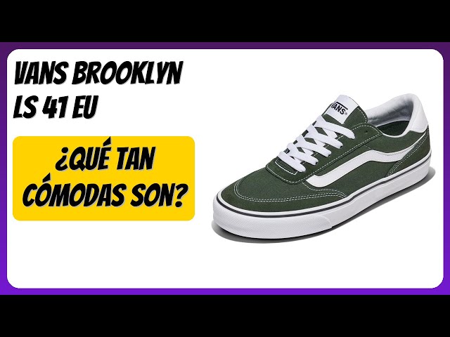 Vídeo relacionado con Vans Hombre Brooklyn LS Zapatilla Black and Black 44.5 EU