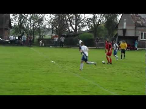 Błękitni Grzęska - Piast Nowosielce 03.05.2012 Sławomir Solarz na 1 do 1.MP4