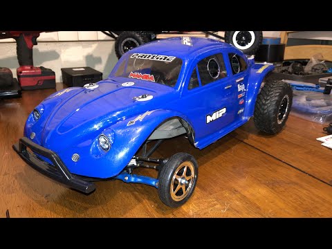 Traxxas slash 2wd HCG to LCG conversion (drag build)