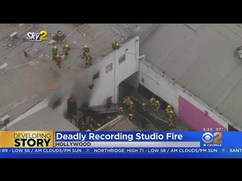 One dead, two injured after Hollywood recording studio catches fire