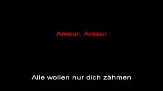 Rammstein - Amour (instrumental with lyrics)