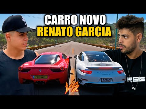 RENATO GARCIA VS THIAGO REIS - FERRARI 458 VS PORSCHE - FORZA HORIZON 5