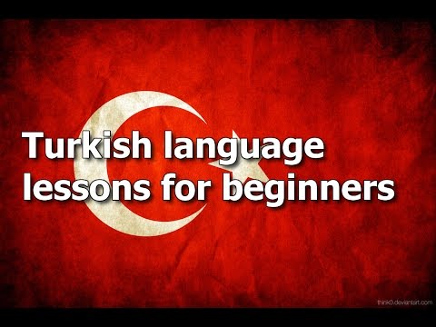 Turkish language lesson 1