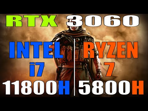 INTEL i7 11800H vs RYZEN 7 5800H || RTX 3060 || GAMING LAPTOP ||