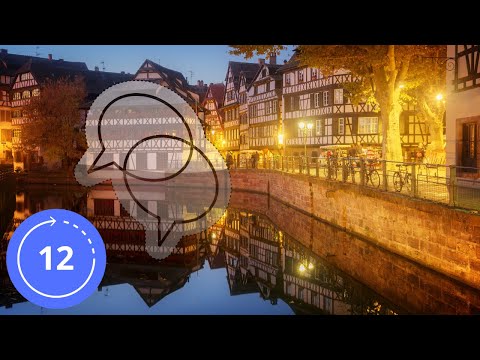 12 Hours / Sounds / PEOPLES TALKING  IN THE STREETS OF STRASBOURG / White Noise / Human Voices