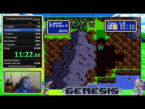4:18:29 Shining Force Any% Speedrun New WR