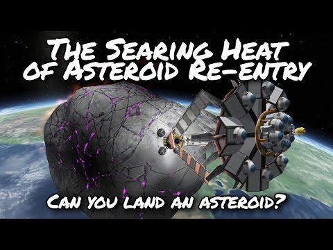 KSP Asteroid Landing Day (Tutorial:41) Kerbal Space Program 1.2 -  Stock Parts