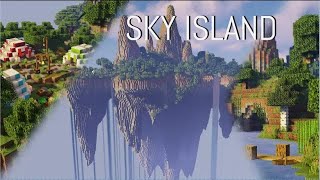 I Built the BIGGEST Floating Island in Minecraft! (Insane Build)