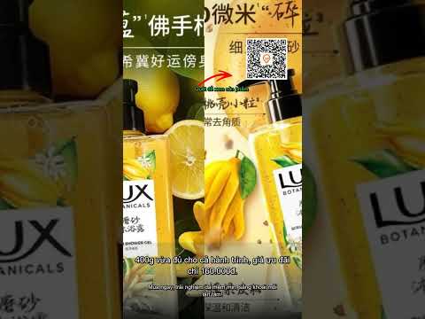 Sữa tắm tẩy tế bào chết Lux Botanicals Phật Thủ 400g - Giá chỉ 160k