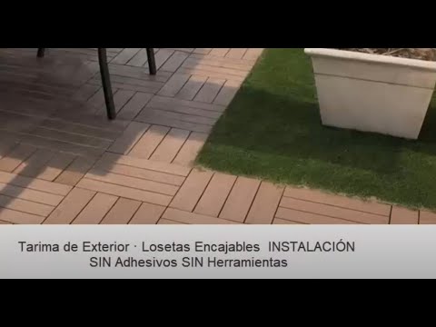 Cómo Instalar Tarima Exterior con Losetas Encajables | Paso a Paso Fácil