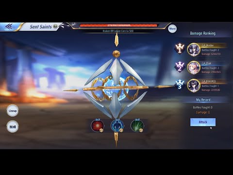 SSA Ataque da Legião Núcleo luta com Confusão, Contra-ataque e Velocidade de Interrupção