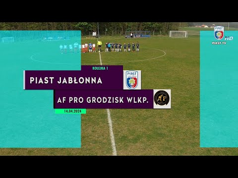 MŁODZIK D2: Piast Jabłonna 5-2 AF PRO Grodzisk Wlkp. (14.04.2024) [kolejka 1] {wszystkie bramki}