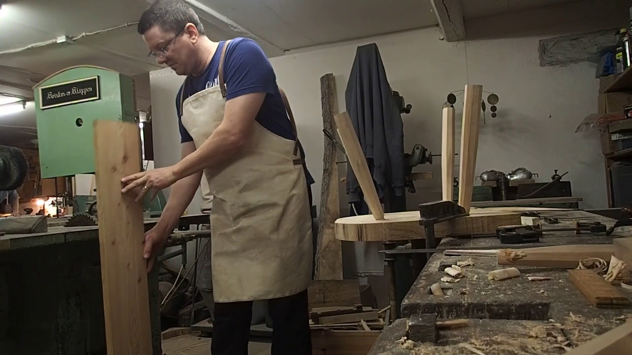 Aligning chair legs for a rocker