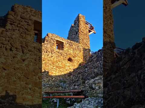 Hungary-Szigligeti Vár. Szigliget Castle. Viev of Lake Balaton.