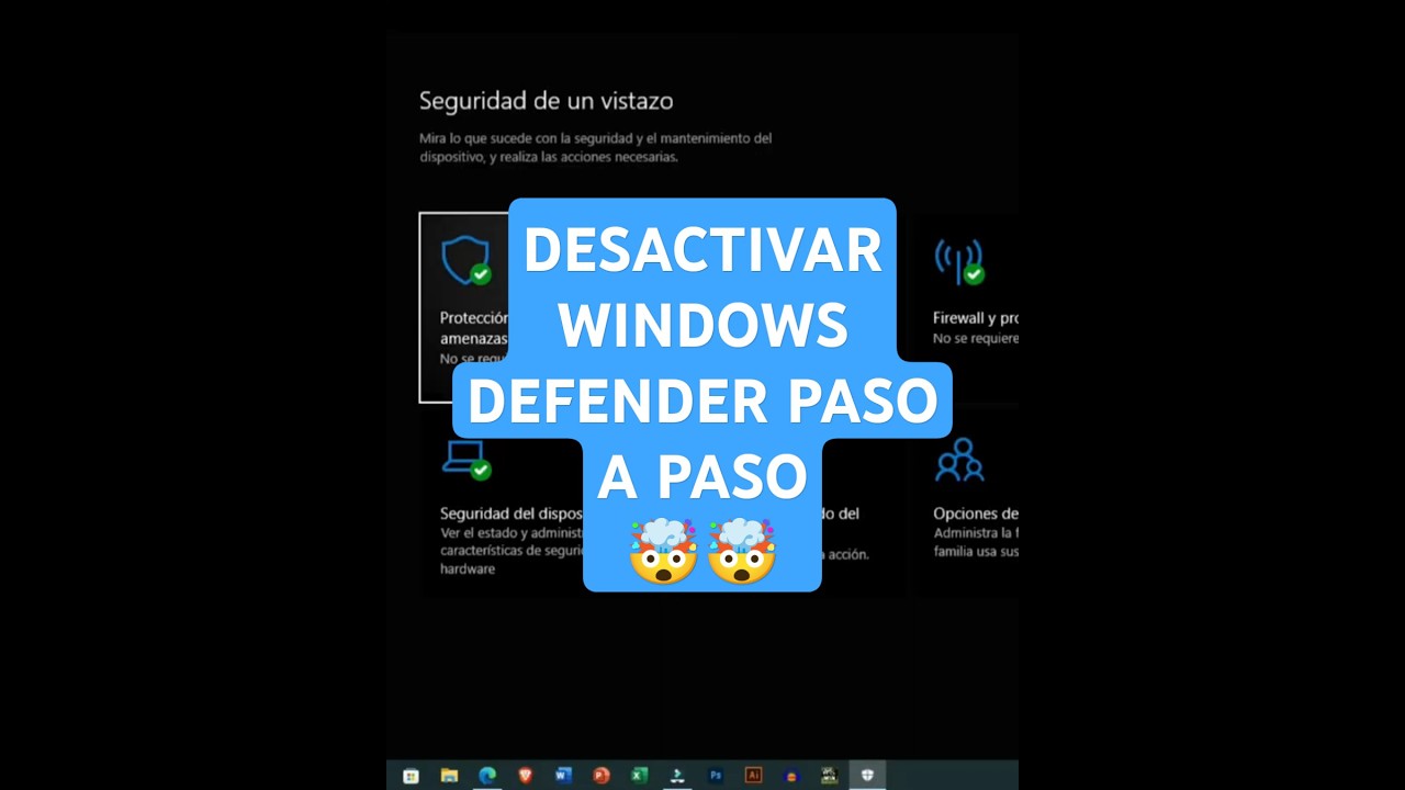✅DESACTIVAR WINDOWS DEFENDER EN WINDOWS #Viral #tutorial #antivirus  #windows #windows11 #windows10