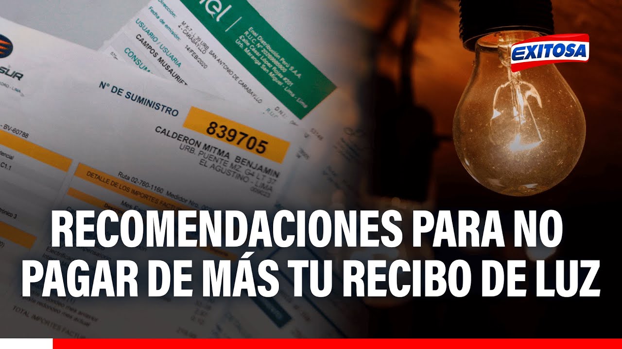 🔴🔵 Tío LB brinda recomendaciones en Exitoso para evitar pagar de más en el recibo de luz