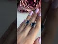 Серебряные серьги с топазом Лондон Блю 4.823ct