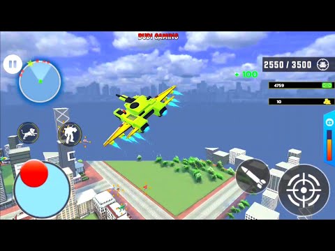 Flying Tank Transform Robot War#2 - Lion Robot Games - Android Gameplay