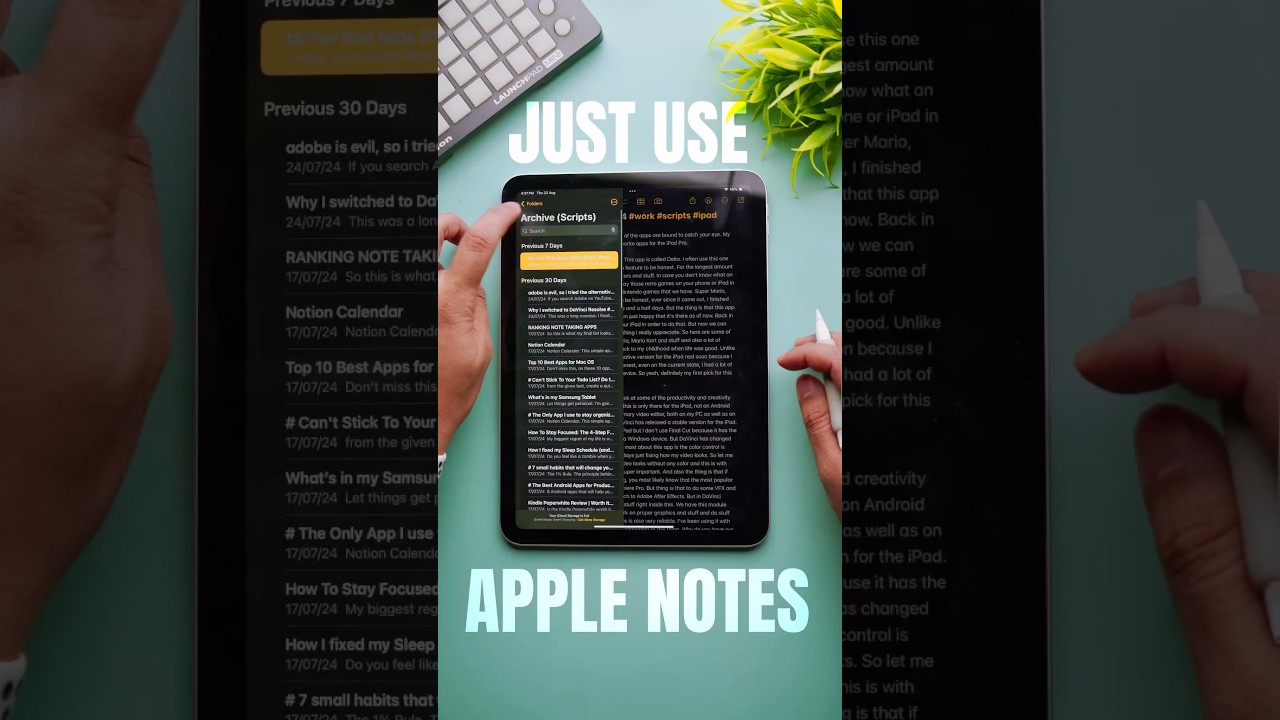 Just use Apple Notes? 📝👀