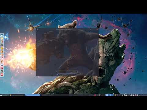 ArcoLinux : 856 showing the fun application of March 2019 - bonsai