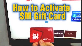 How to Activate SM Gift Cards