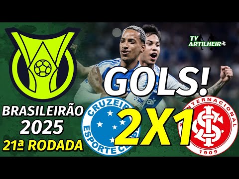 [Série A '25] 21ª Rodada | Cruzeiro 2 X 1 Internacional/RS | GOLS! | TV ARTILHEIRO