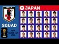 JAPAN Squad For FIFA World Cup 2026 Qualifiers March 2024 | FootWorld