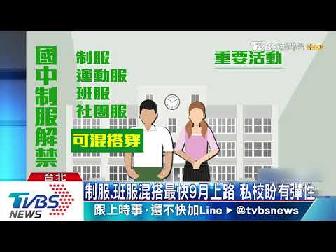 國中制服擬今年解禁 家長看法兩極.憂安全