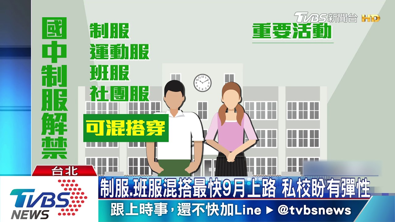 國中制服擬今年解禁 家長看法兩極、憂安全
