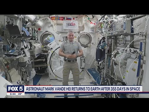 US astronaut, Falls Church native Mark Vande Hei ends record-long spaceflight in Russian capsule
