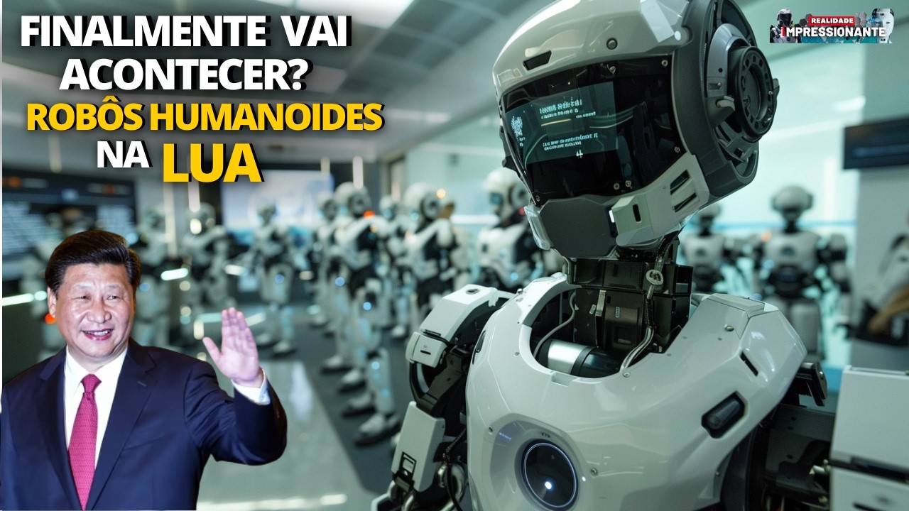 China quer Robô humanoide na Lua em 2028 | Alimentado por IA novo robô quer superar humanóides