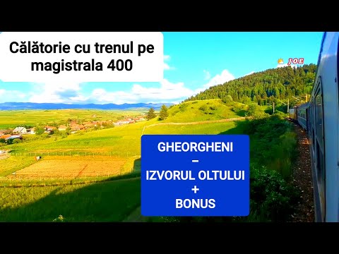 Calatorie cu trenul pe M 400 / GHEORGHENI - IZVORUL OLTULUI
