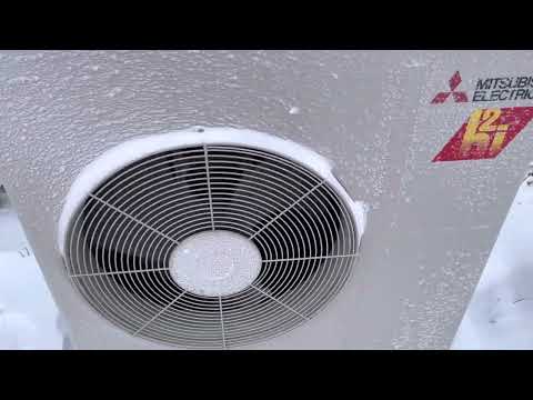 Mitsubishi 18K Hyper Heat running at -7 °f