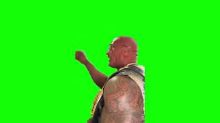 The Rock "I love you, I hate your son" green screen